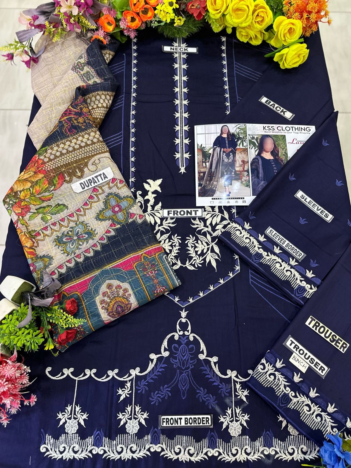 Clothing Lawn Luxury Party Wear Dress | SC-196