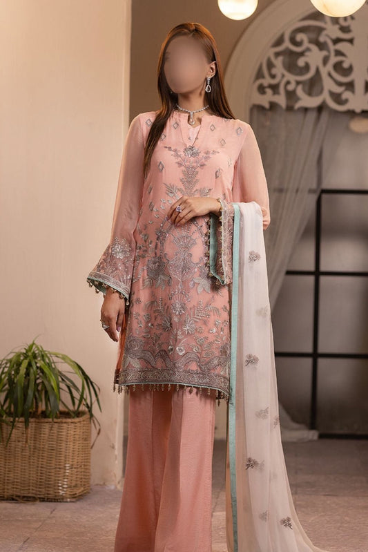 Flossie Chiffon PartyWear Dress | SC-148