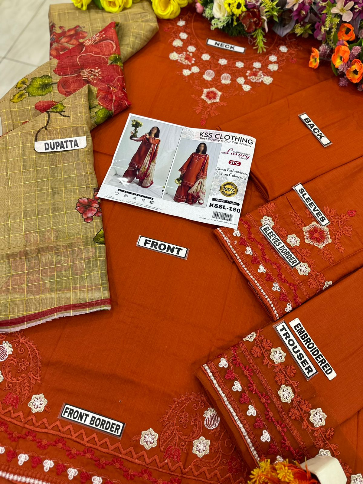 Clothing Lawn Luxury Party Wear Dress | SC-180