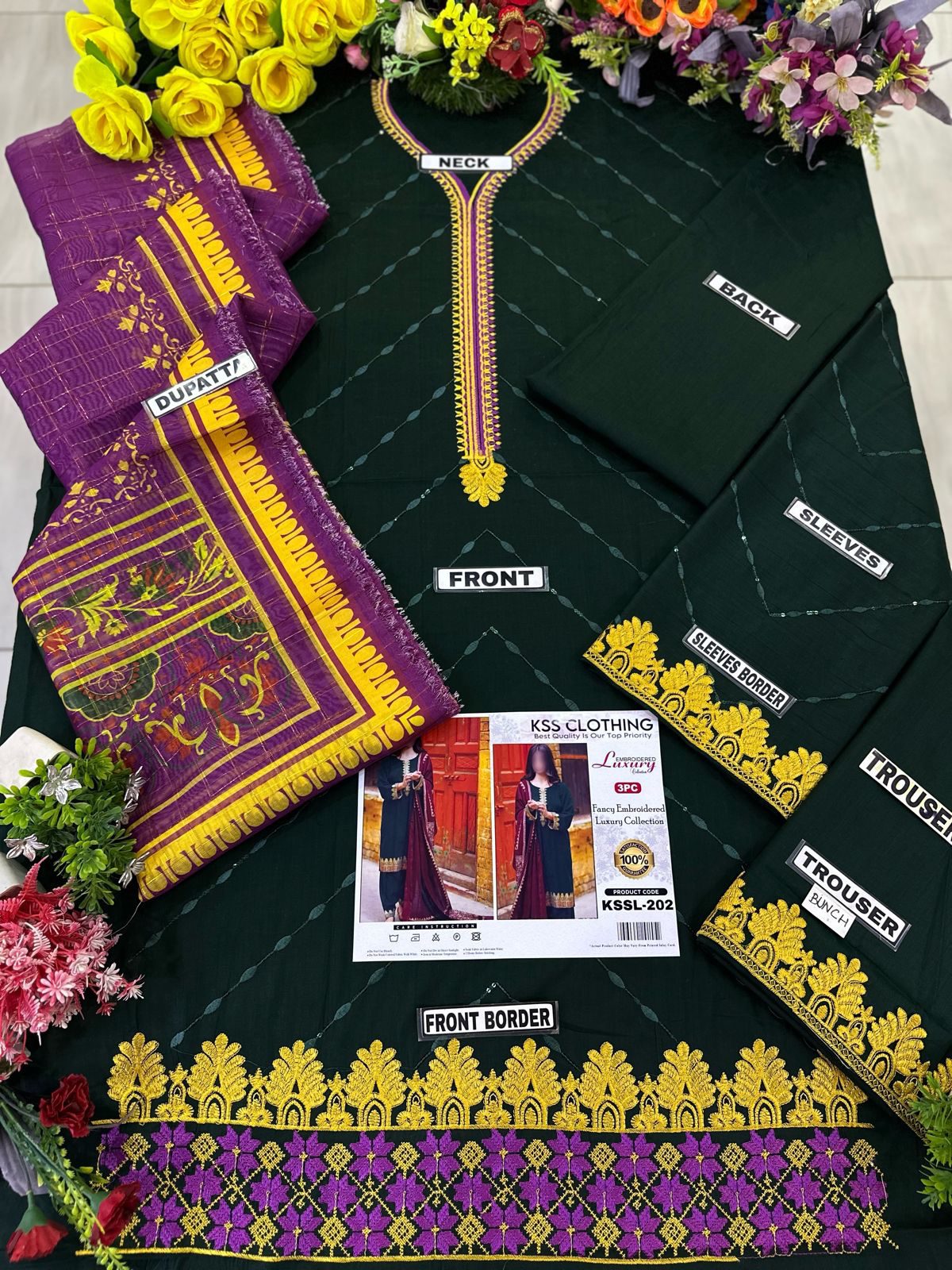 Clothing Lawn Luxury Party Wear Dress | SC-202