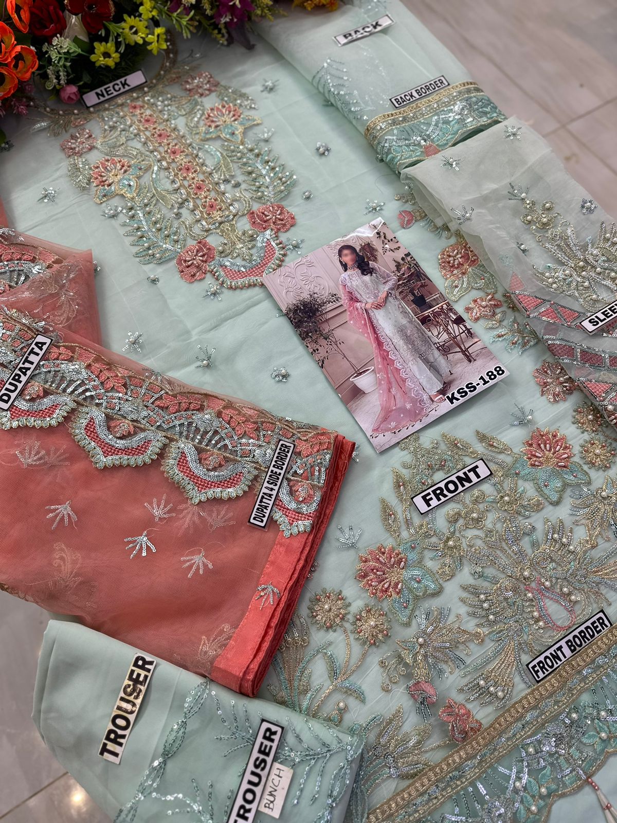 Muhq Luxury Organza Party Wear Dress | SC-188