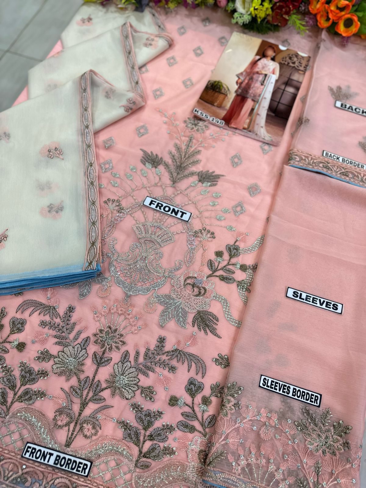 Flossie Chiffon PartyWear Dress | SC-148