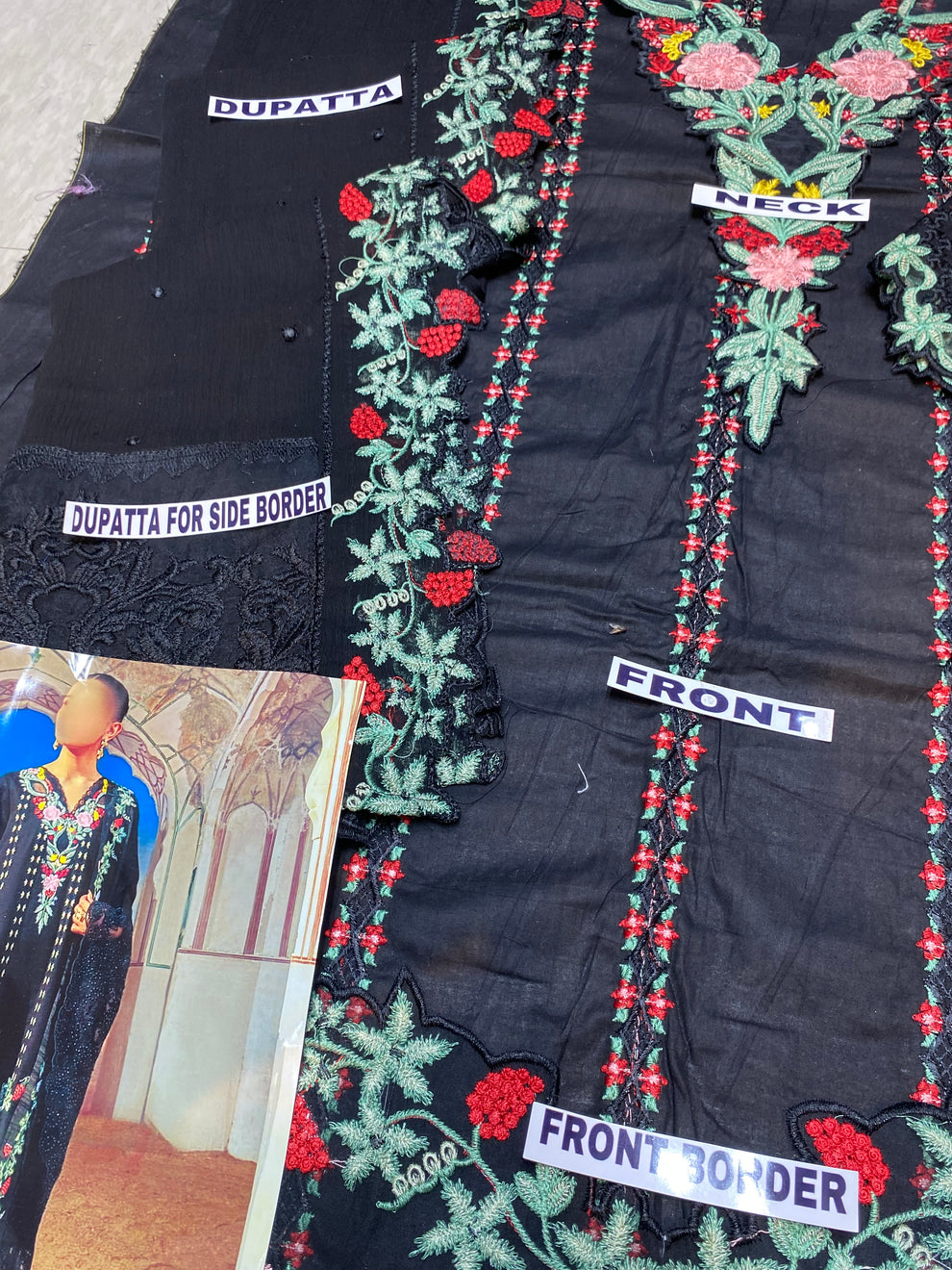 Crimson Luxury Lawn PartyWear Dress | SC-136