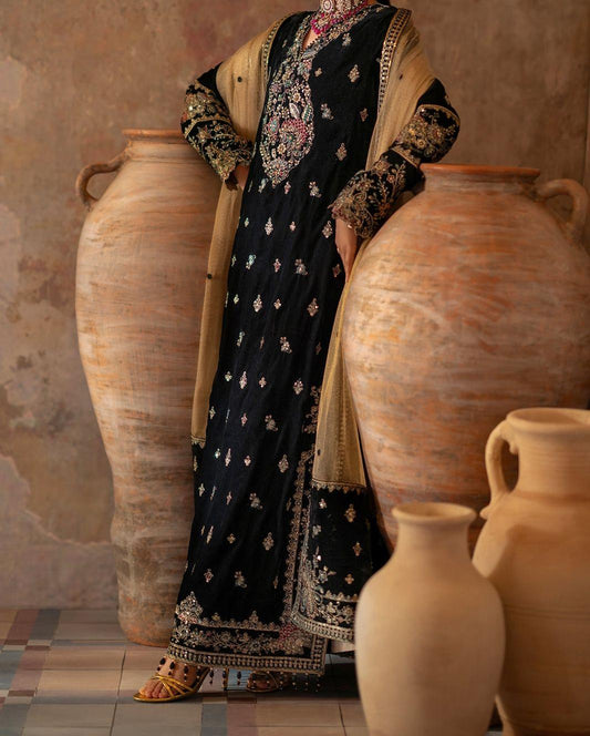 Eman Adeel Luxury Valvet Dress