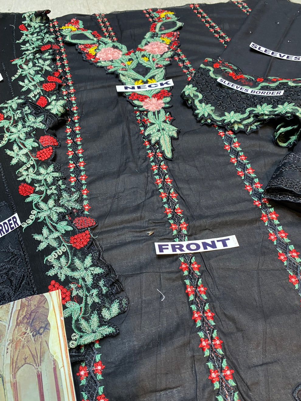 Crimson Luxury Lawn PartyWear Dress | SC-136