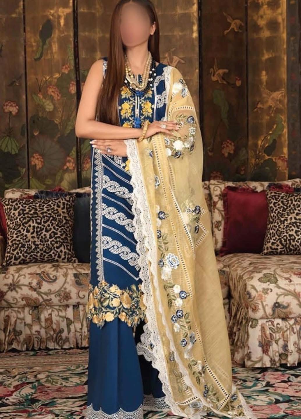 Crimson Summer Lawn  Partywear Dress | SC-173