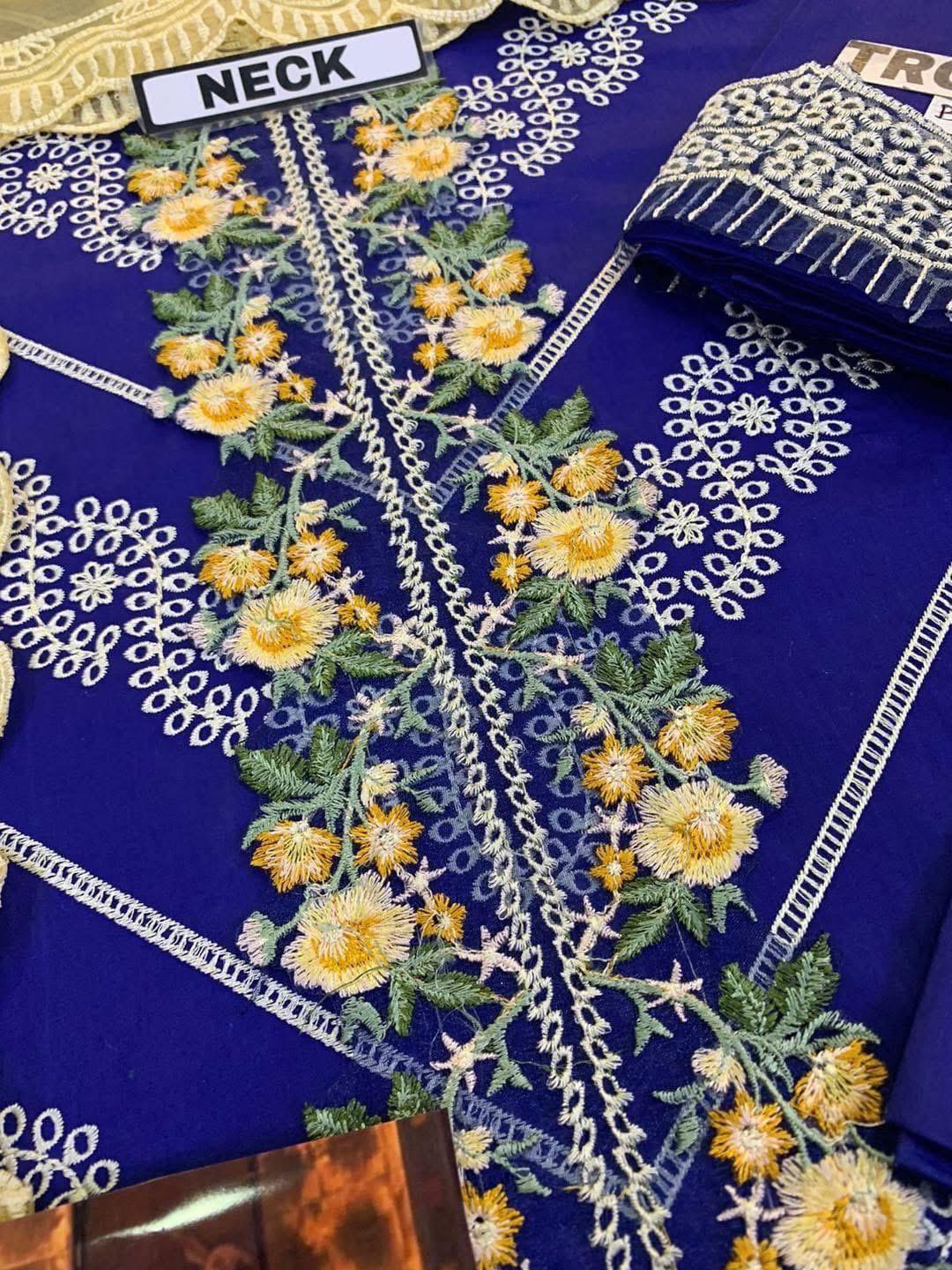 Crimson Summer Lawn  Partywear Dress | SC-173