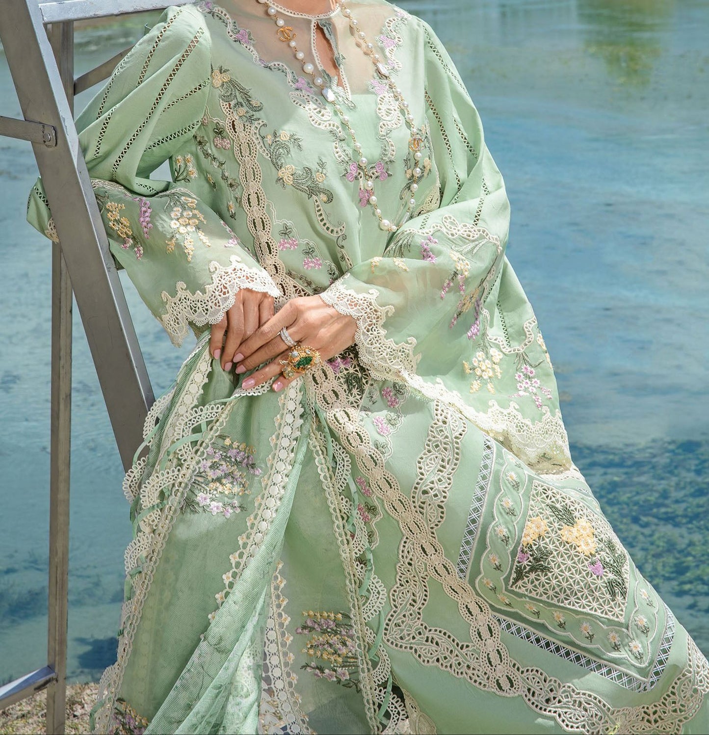 Crimson Lawn ChickenKari  PartyWear  Dress | SC-5278